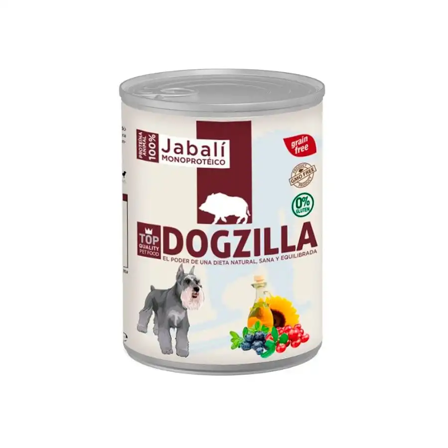 Dogzilla jabalí lata para perros