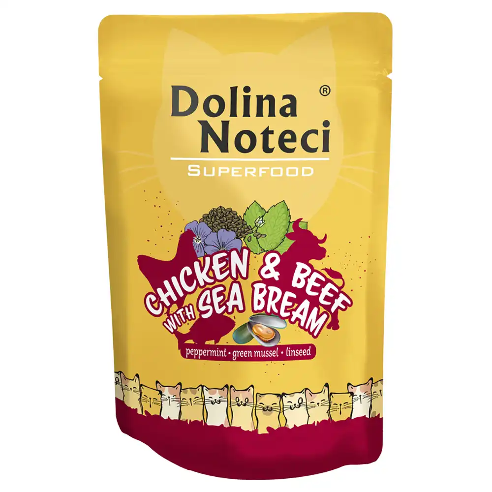 Dolina Noteci Superalimentos 10 x 85 g - Pollo, vacuno y besugo