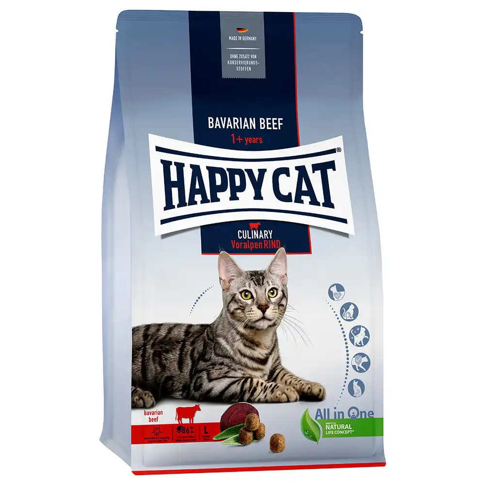 Happy Cat Adult con vacuno de los Alpes - 300 g