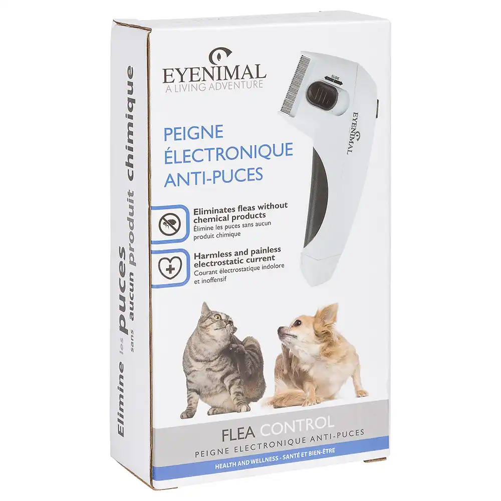 Peine quitapulgas EYENIMAL Flea Control para mascotas - 16,5 x 8 x 3 cm (L x An x Al)