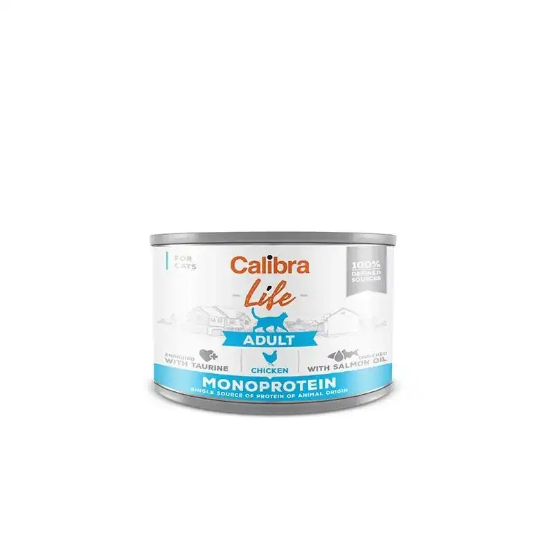 6x200gr Calibra Gato Adulto Latas con Pollo