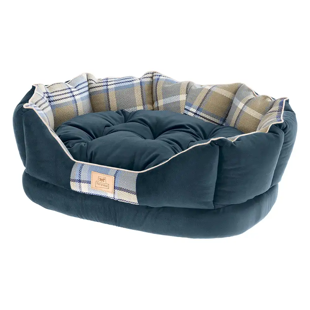 Cama Ferplast Charles azul - Tamaño 60: 56 x 42 x 20 cm (L x An x Al)