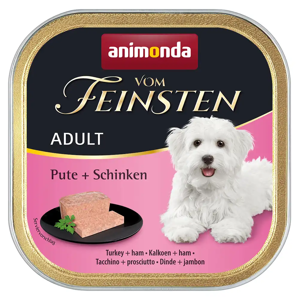 Animonda vom Feinsten Adult sin cereales 6 x 150 g - Pavo y jamón