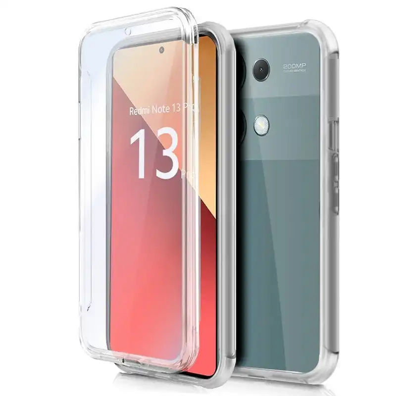 Cool Funda Silicona 3D Transparente Frontal + Trasera para Xiaomi Redmi Note 13 Pro