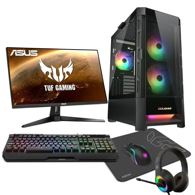 Epical-Q Pack Gplus52 Intel Core i7-12700F/32GB/1TB SSD/RTX 4060 + Monitor 24" FHD 165Hz + Combo Gaming