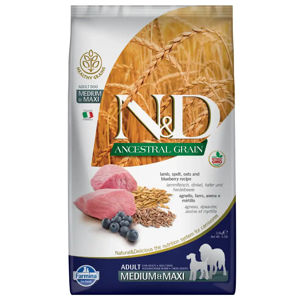 Farmina N&d ancestral grain adult dog cordero 12 KG