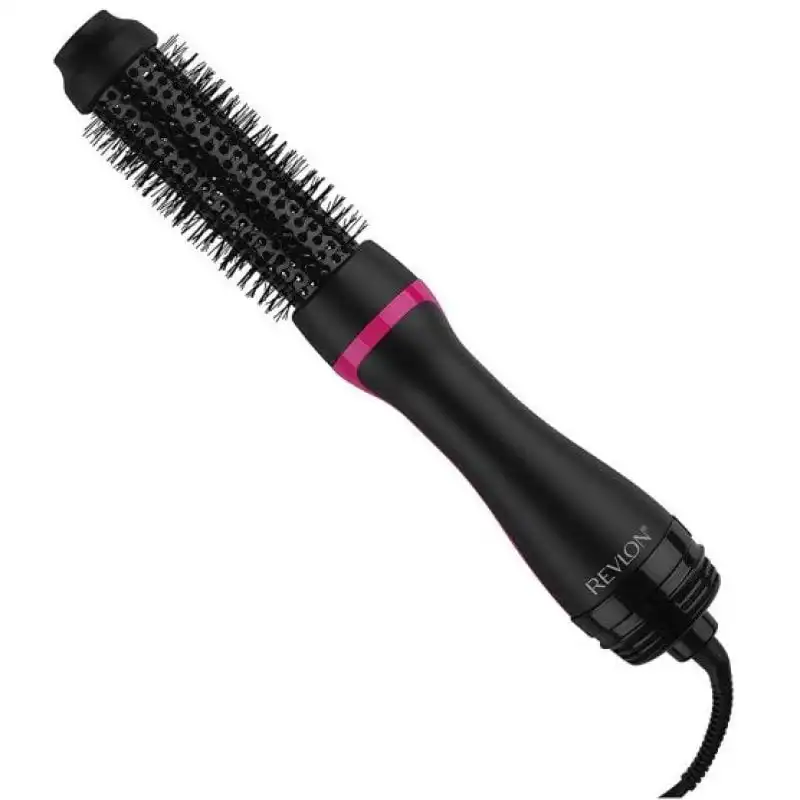 Revlon RVDR5292 Secador de Pelo Rizador con Cepillo 2.5m Rosa