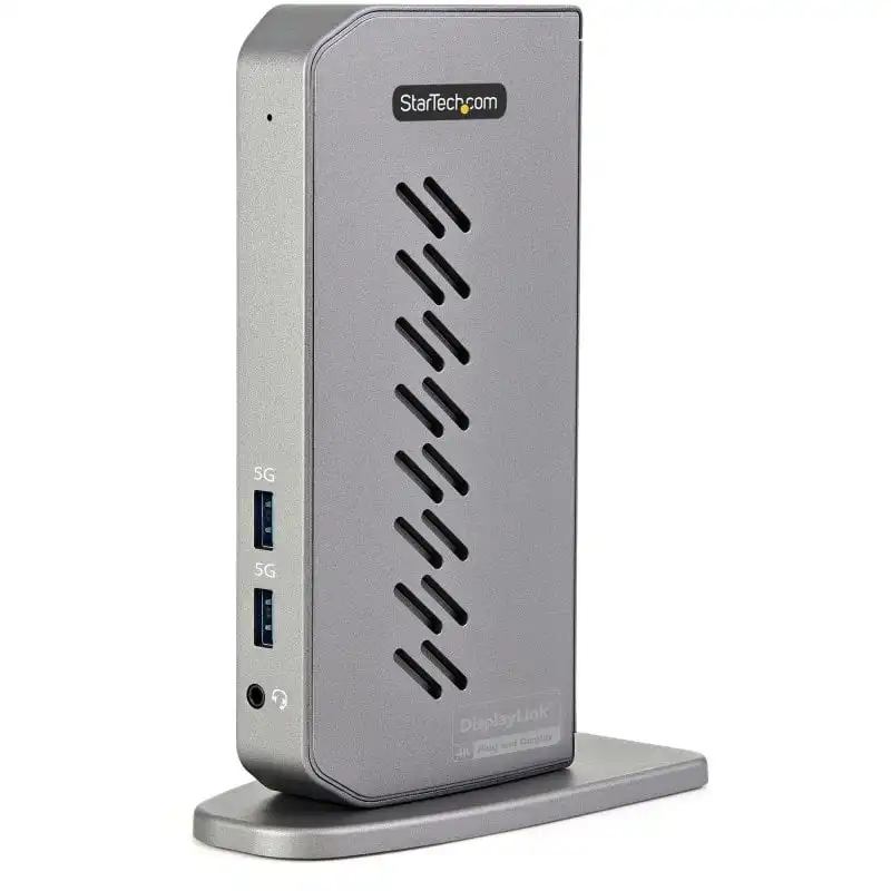 Startech Docking Station Híbrido USB 3.0 para Ordenador Portátil USB Tipo C o USB-A para 2 Monitores HDMI o DisplayPort