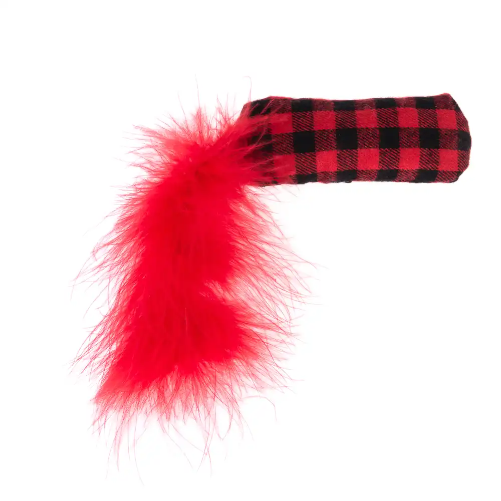 para gatos TIAKI Tartan Kicker con Catnip - 1 unidad