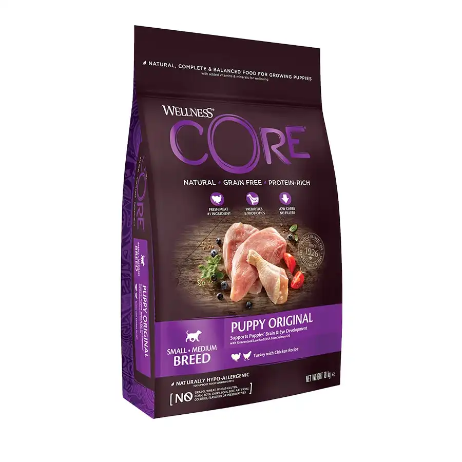 Wellness Core Puppy Small/Medium Pollo y Pavo pienso para perros