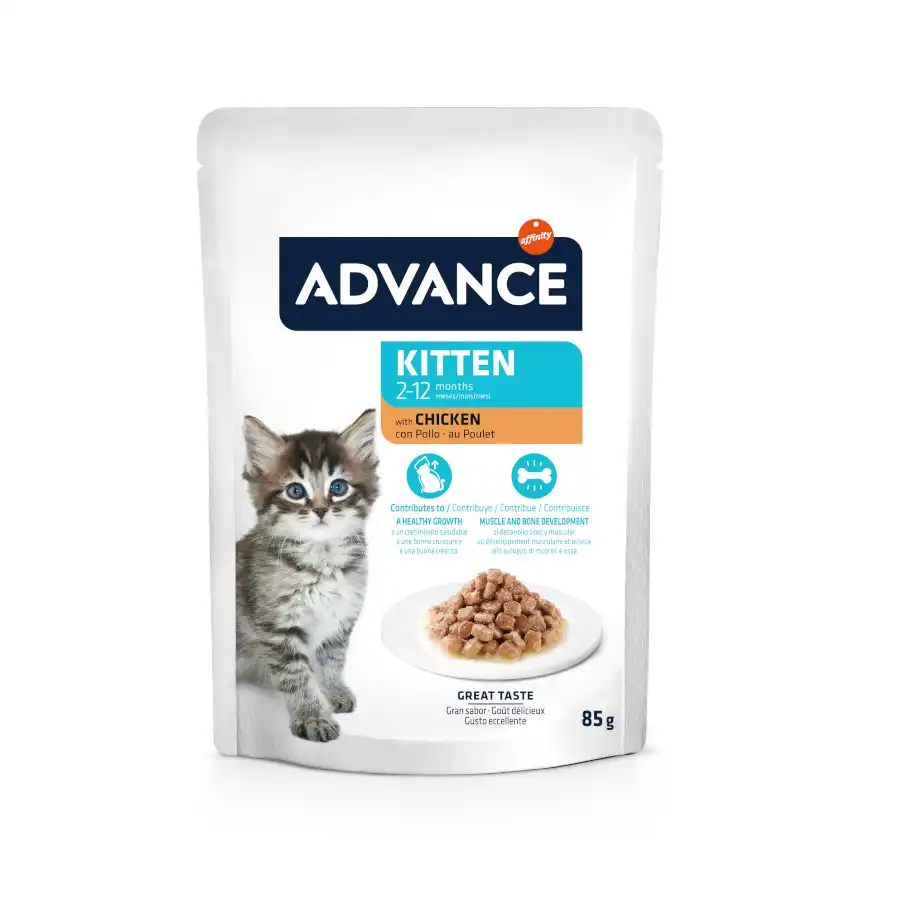 Advance Affinity Kitten Pollo Sobre en Salsa