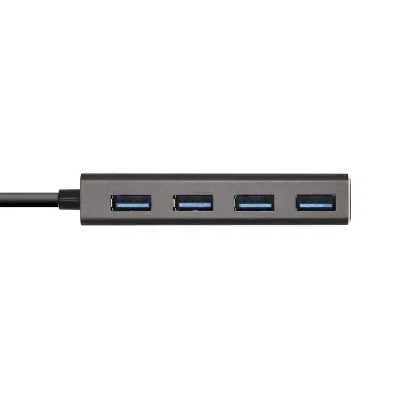 Aisens HUB USB 3.1 Tipo C a 4x USB 3.1 Tipo A 15cm Gris