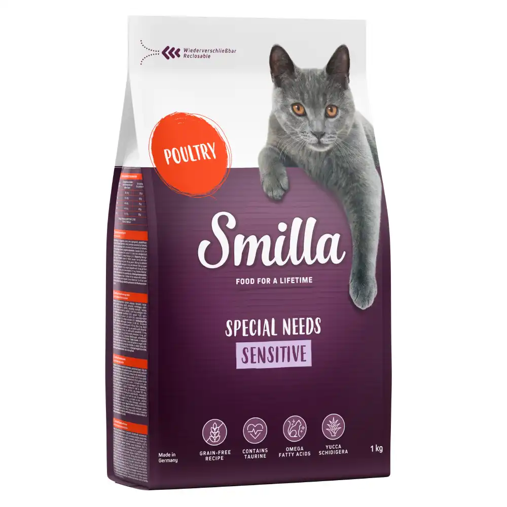 Smilla Adult Sensitive sin cereales con ave - 1 kg