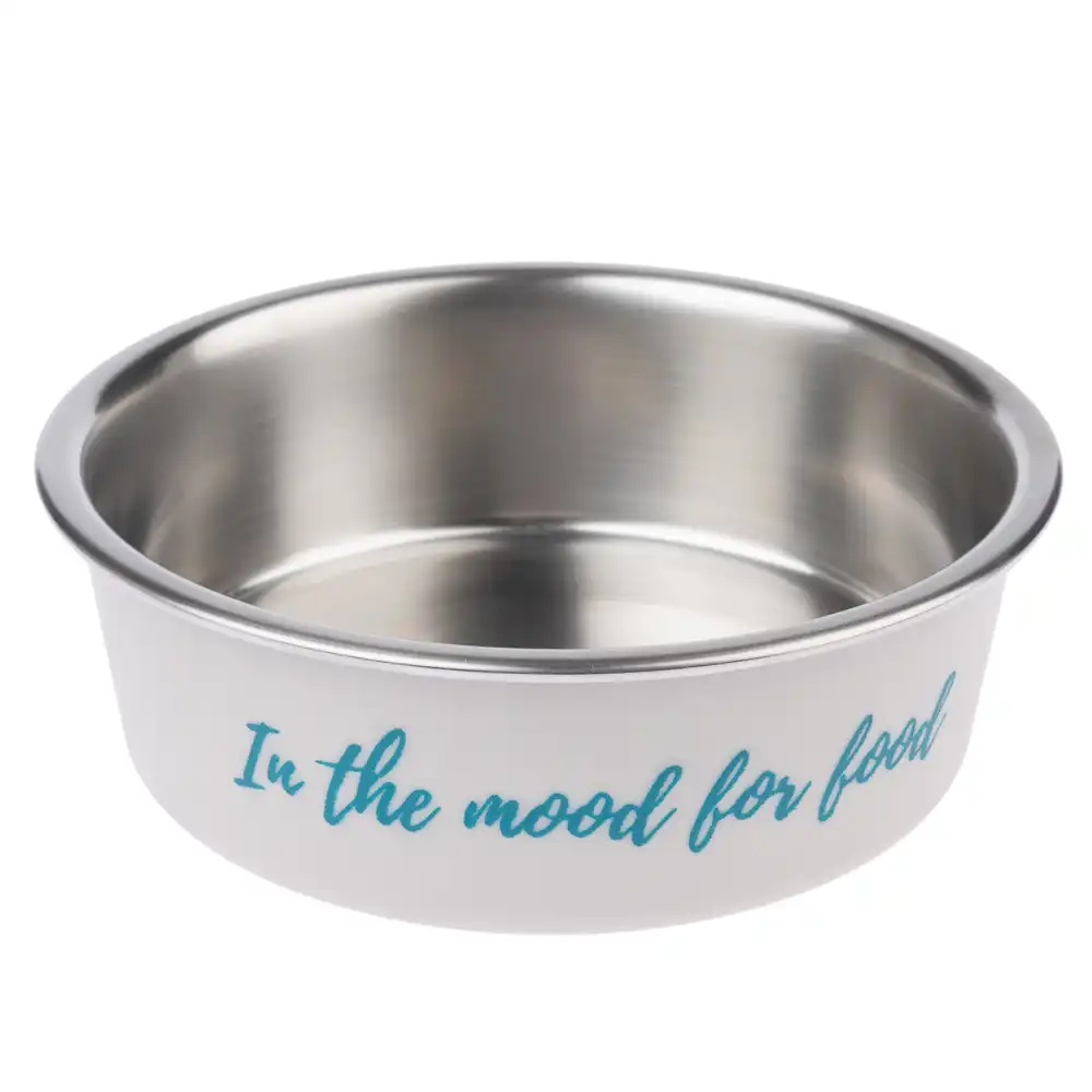 TIAKI "In The Mood For Food" comedero de acero inoxidable  - 850 ml, Diám 17,2 cm