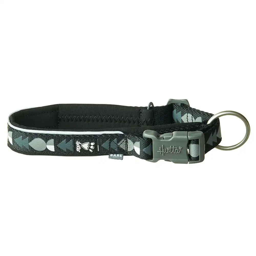 Collar Hurtta Bare carbón para perros - 25-35 cm contorno de cuello