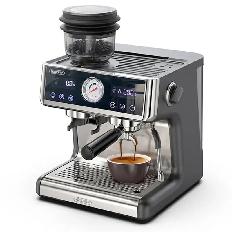 HiBREW H7A Cafetera Espresso con Pantalla Táctil LCD Plata