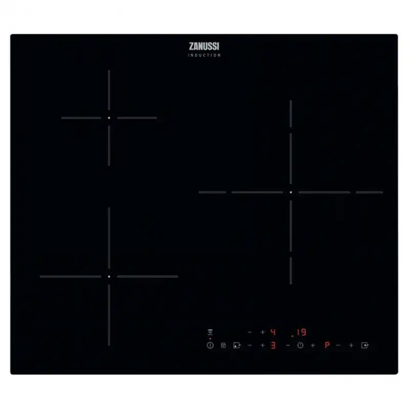 Zanussi ZITN633K Vitrocerámica Inducción 3 Zonas Cocción Negra
