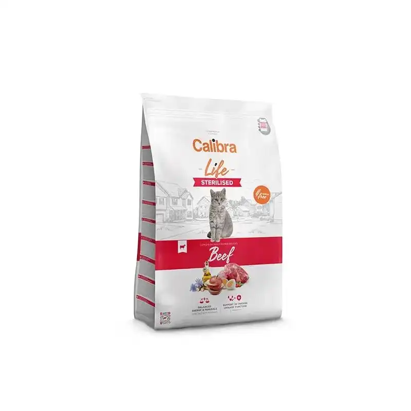 1,5Kg Calibra Pienso para Gato Adulto Sterilesed Ternera