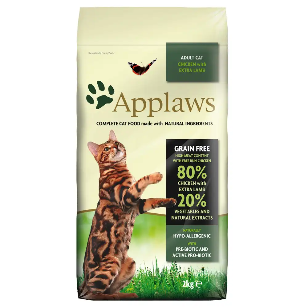 Applaws Adult Naturally Hypoallergenic con pollo y cordero - 2 kg