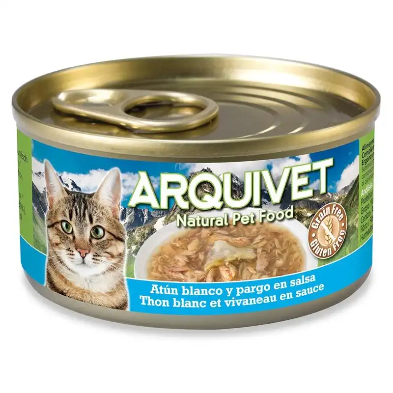 Arquivet latas Atún Blanco en salsa con Pargo 80gr., Unidades 24 unidades