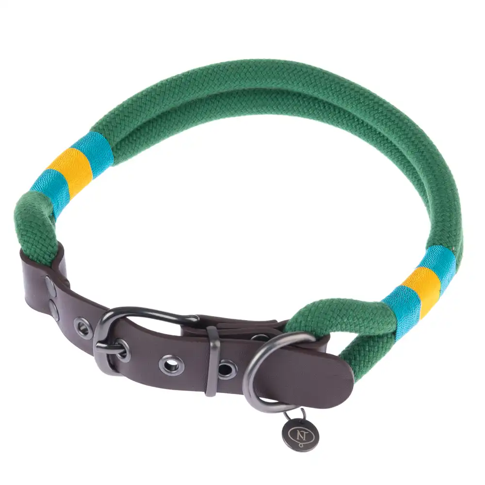 Collar Nomad Tales Spirit pino para perros - XL: 52 - 58 cm contorno de cuello, 40 mm (An)