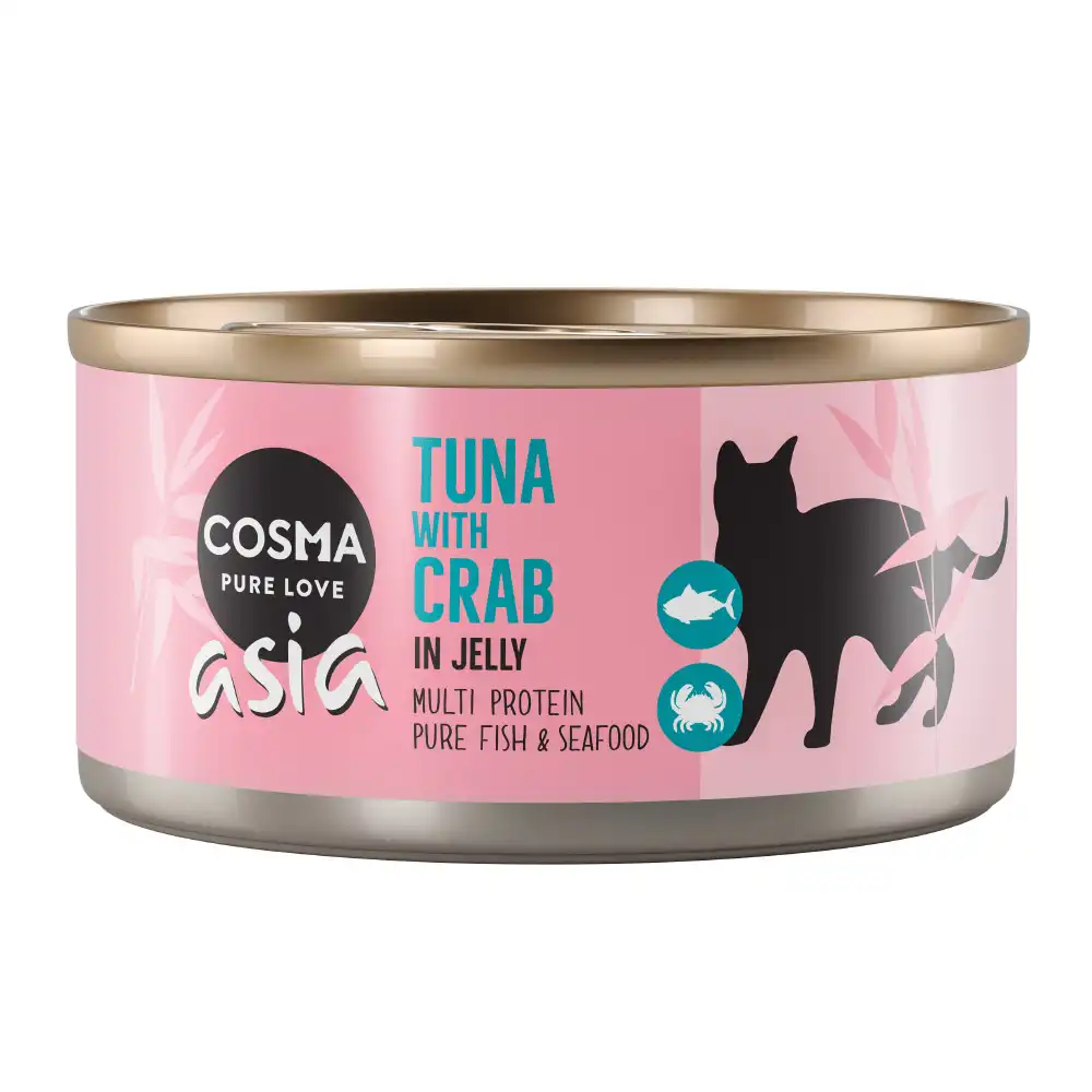 Cosma Asia en gelatina 6 x 170 g - Atún con cangrejo