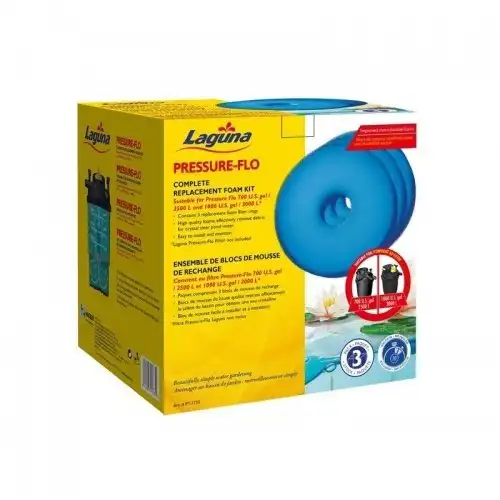 Hagen Laguna Foamex Para Pressure Flo 3000 3Uds 250 GR