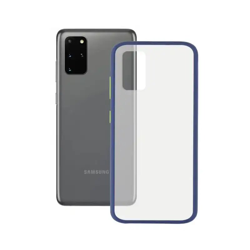 Ksix Funda Duo Soft Azul para Samsung Galaxy S20 Plus
