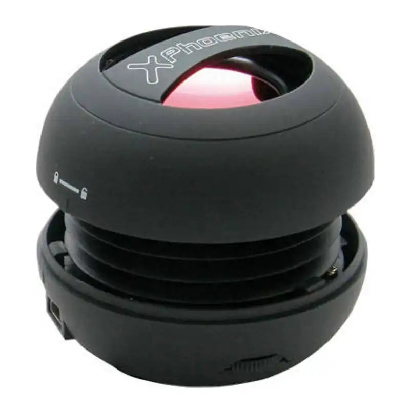 Phoenix Miniboom Mini Altavoz Portátil Negro