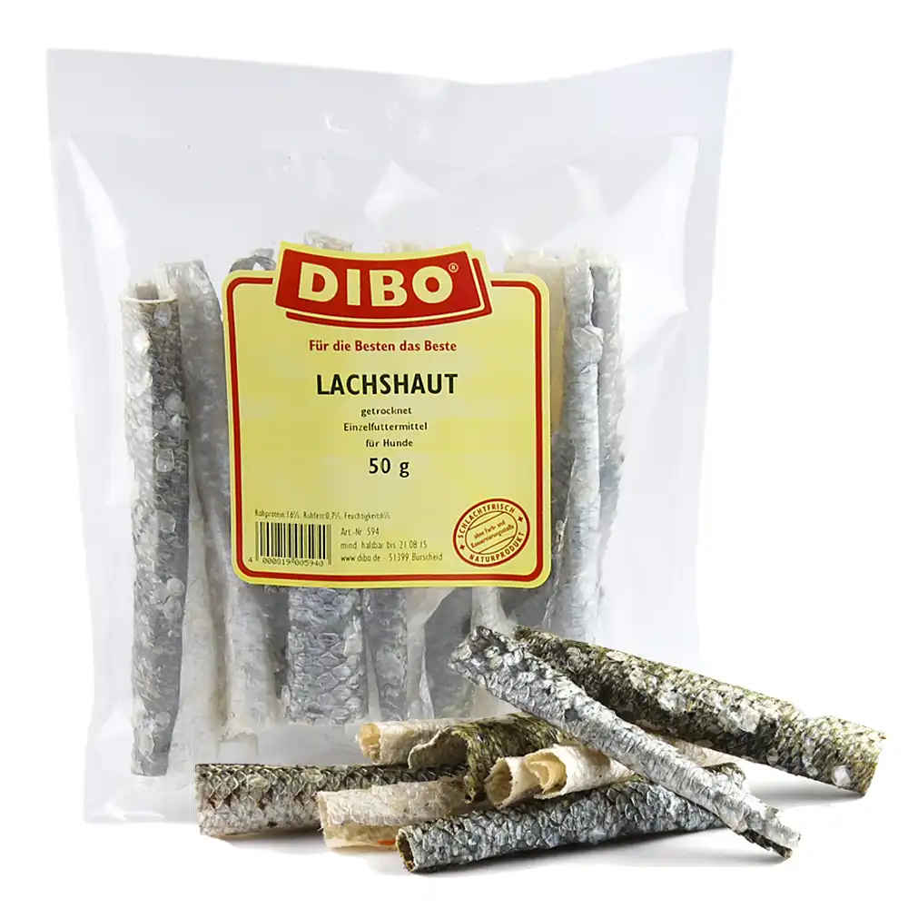 Dibo snack de piel de salmón - 50 g