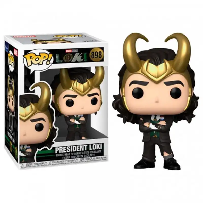 Funko Pop Marvel Loki Presidente