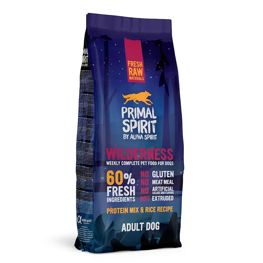 Primal Spirit 60 % Wilderness pienso para perros - 12 kg