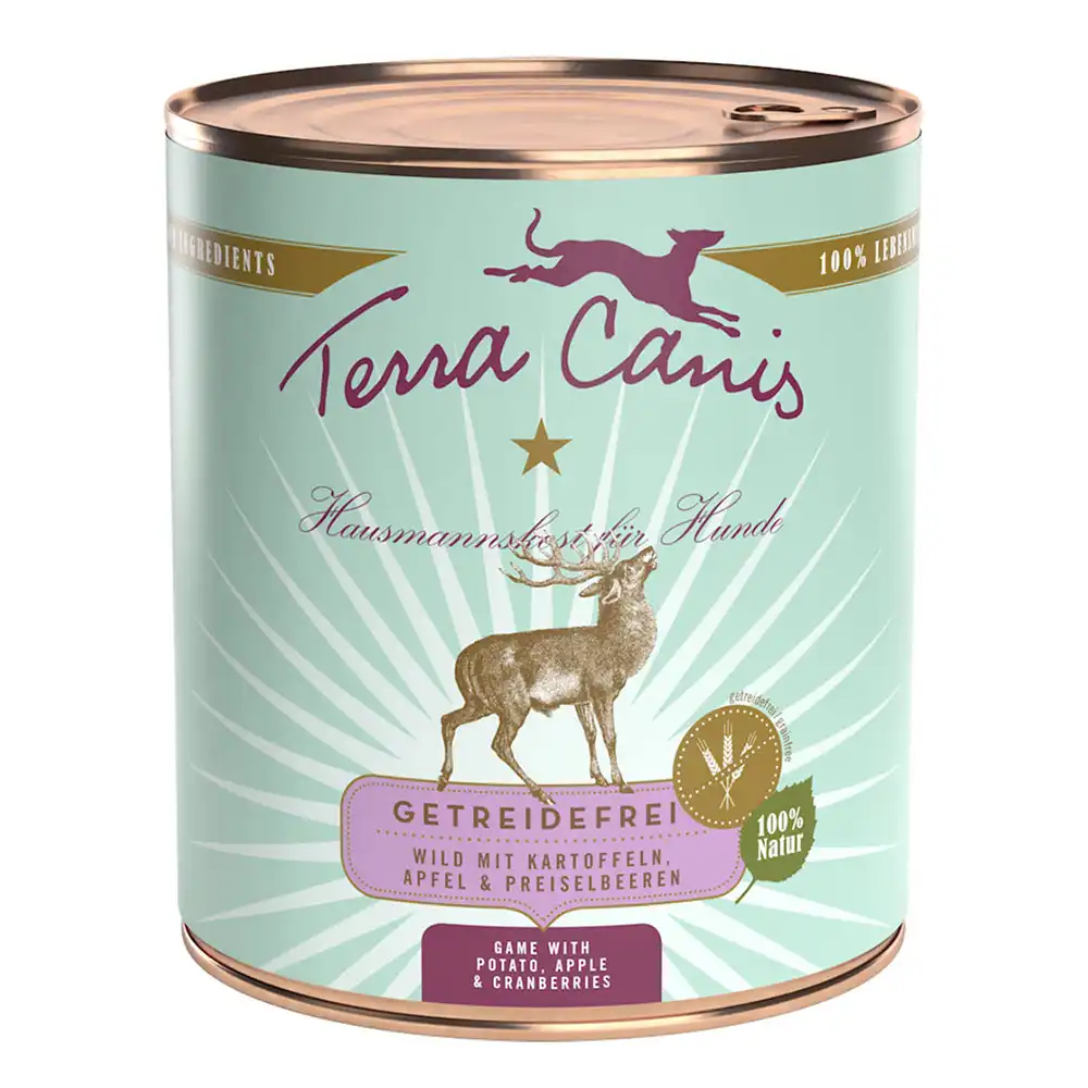 Terra Canis sin cereales 6 x 800 g - Venado