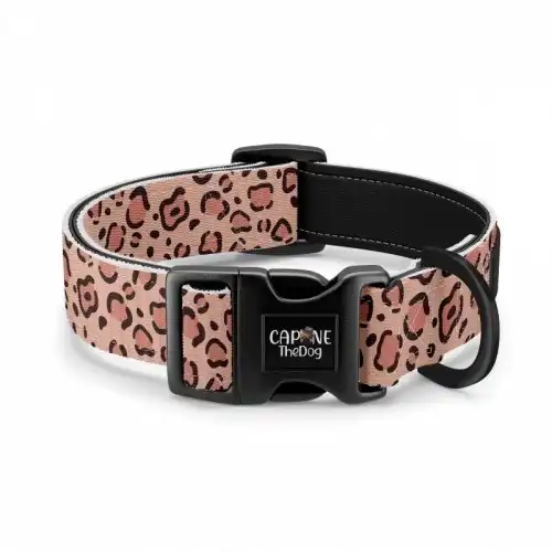 Collar regulable CaponeTheDog para perros estampado Animal print