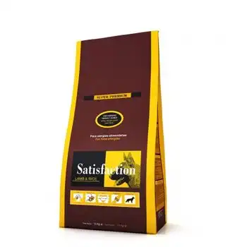 Satisfaction Lamb & Rice - Saco De 15 Kg