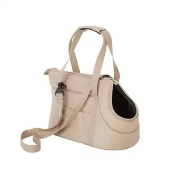 Bolsa De Transporte Para Perro O Gato Talla R3 30x58x32 Beige Ecolen