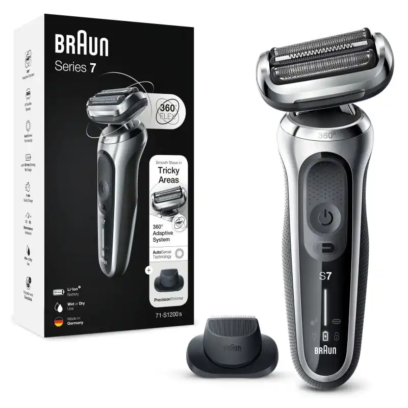 Braun Series 7 71-S1200S Afeitadora y Recortadora para Seco/Mojado