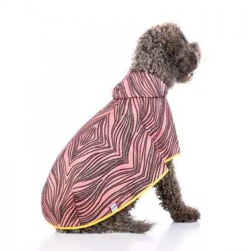 Capa de lluvia Lola Softshell para perros color Rosa