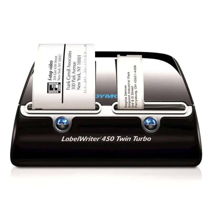 Dymo LabelWriter 450 Twin Turbo Impresora de Etiquetas Térmica Negro/Plata