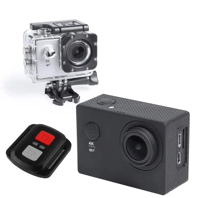 Klack Pro 4K Cámara Deportiva de Acción con Mando Negra