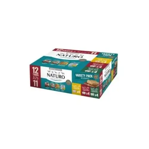 Naturo Adult Sabores Variados para perros Multipack-12 x 400g