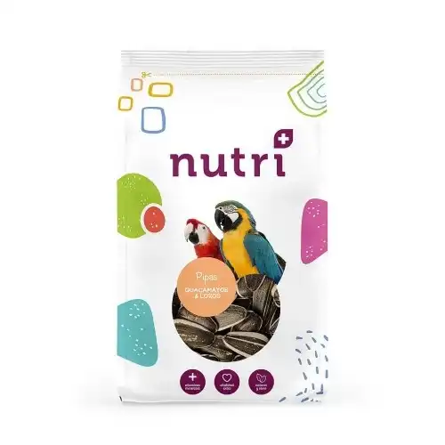 Nutri+ pipas sabor natural para loros