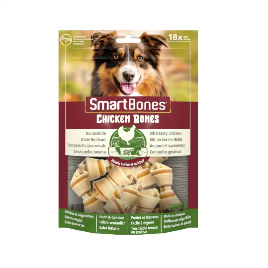 SmartBones Huesitos de Pollo Mini para perros