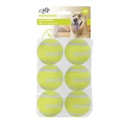 AFP Pelotas 6Piezas Para  Fetchén Treat Interactive 583 gr