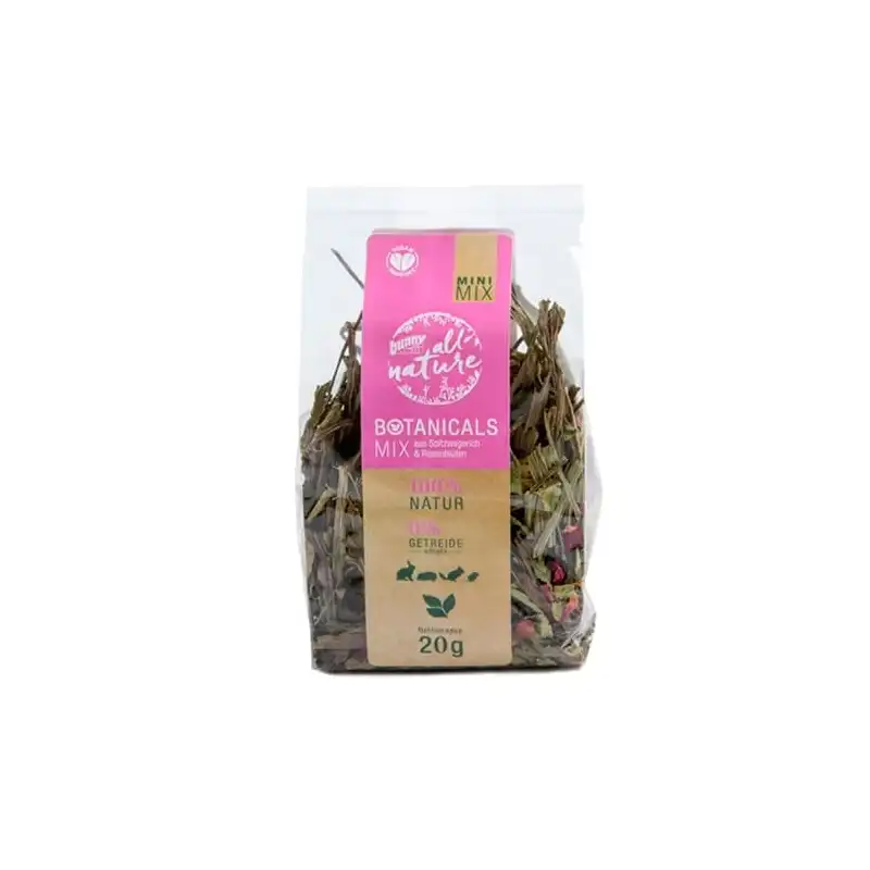 Bunny Botanicals Mini Mix Blanten Menor Petalos Rosa 5x25 g, Unidades 1 Unidad.