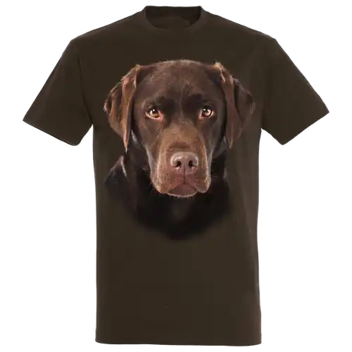 Camiseta Retriever color Marrón