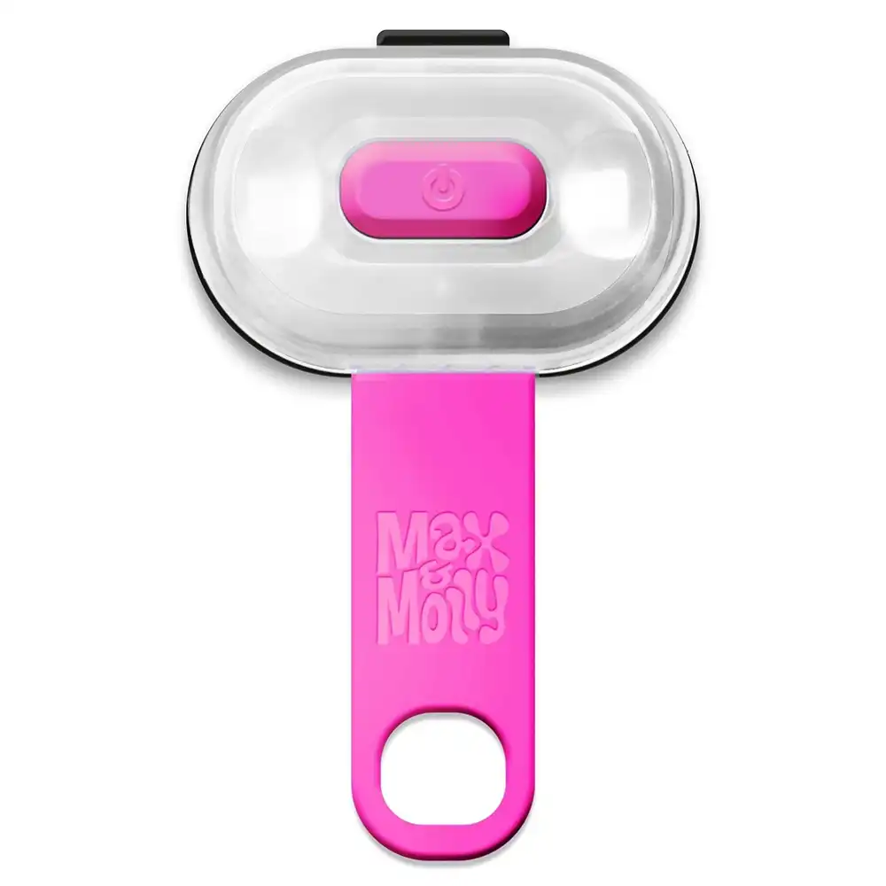 Colgante luminoso Max & Molly Matrix Ultra LED para perros - Rosa