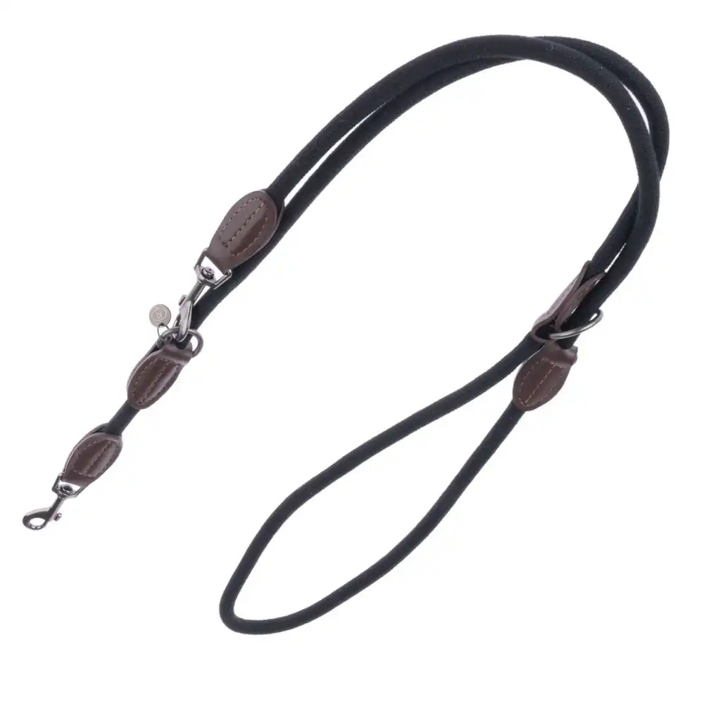 Correa ajustable Nomad Tales Spirit ébano para perros -  200 cm (L), 10 mm (Diám)