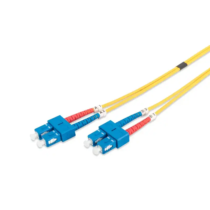 Digitus Cable de Conexión de Fibra Óptica Dúplex SC 1m Amarillo