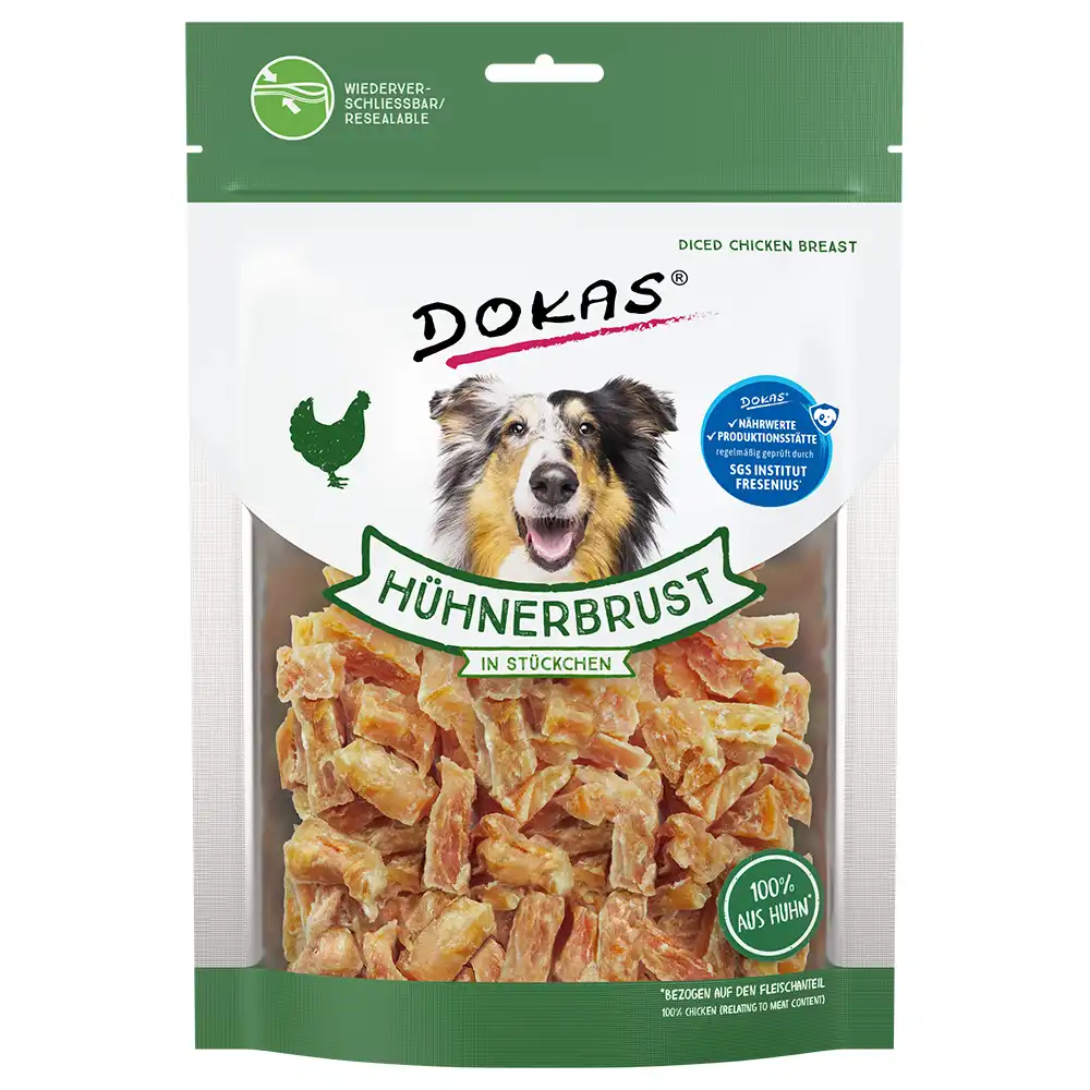 Dokas snack de pechuga de pollo para perros - 200 g